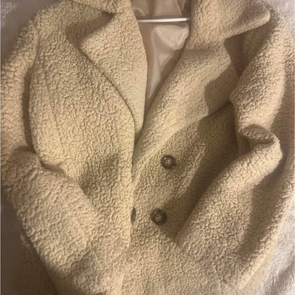 Women's Cozy Cream Teddy Jacket